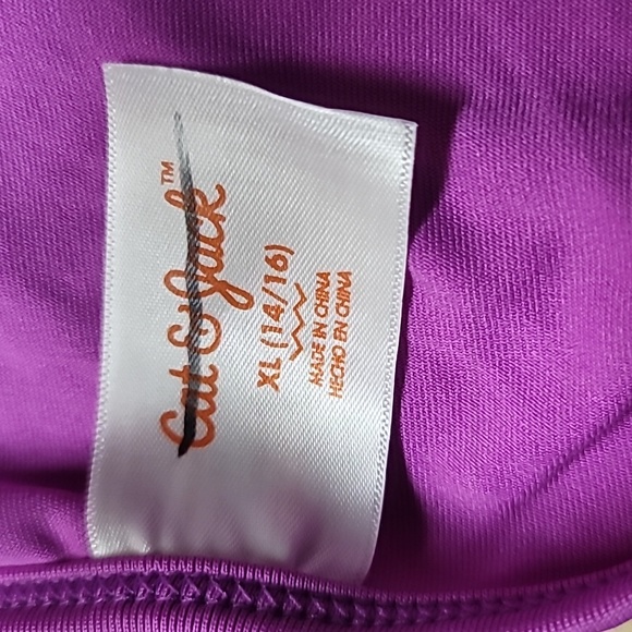 Cat & Jack Girls One Piece Celestial Pull-On Magenta Leotard Size XL (14/16) - Picture 6 of 8